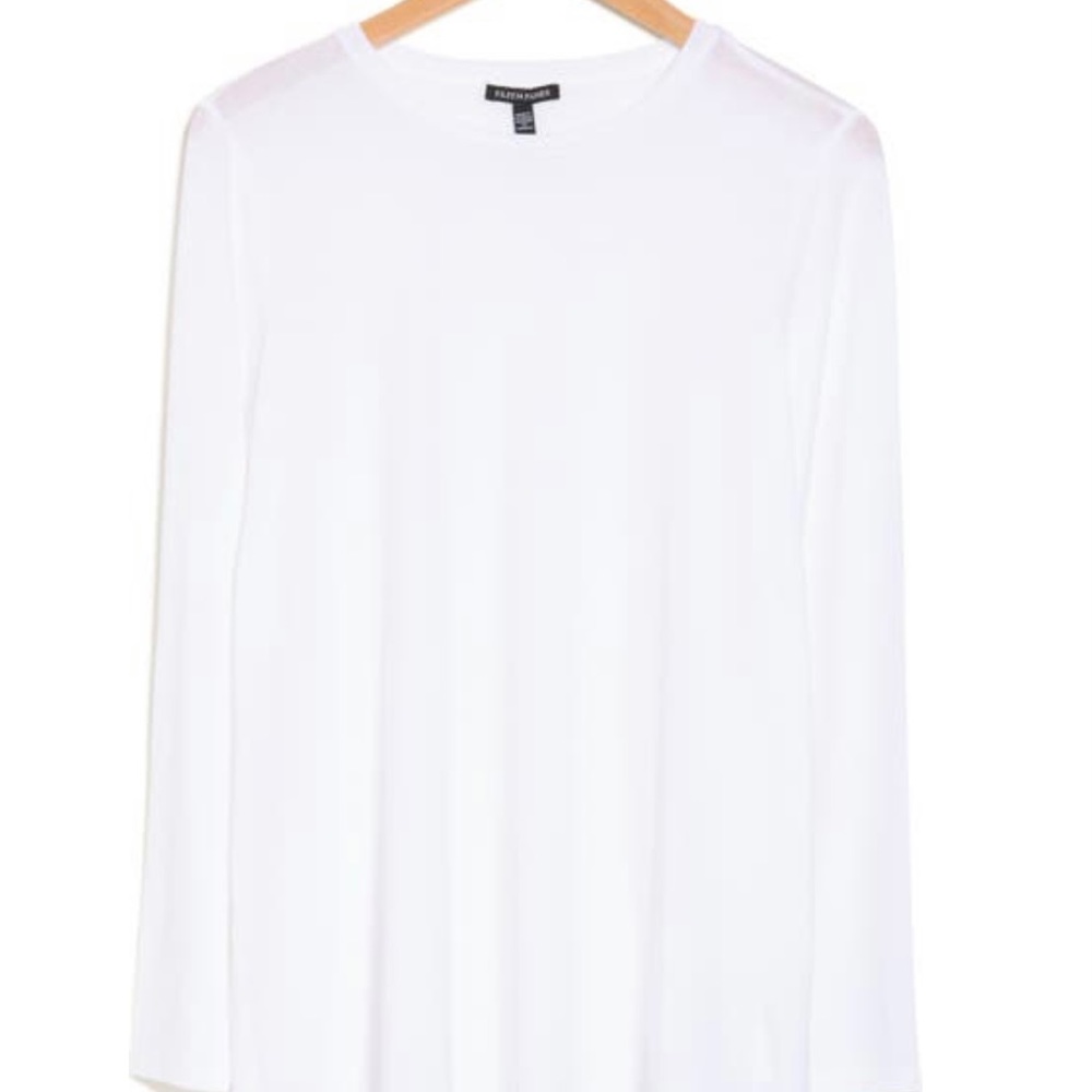 Eileen Fisher long sleeve tunic top